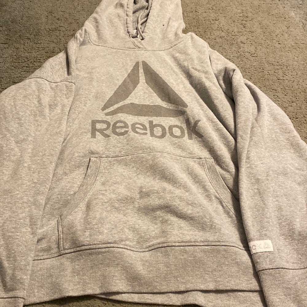 Reebok grey hoodie
